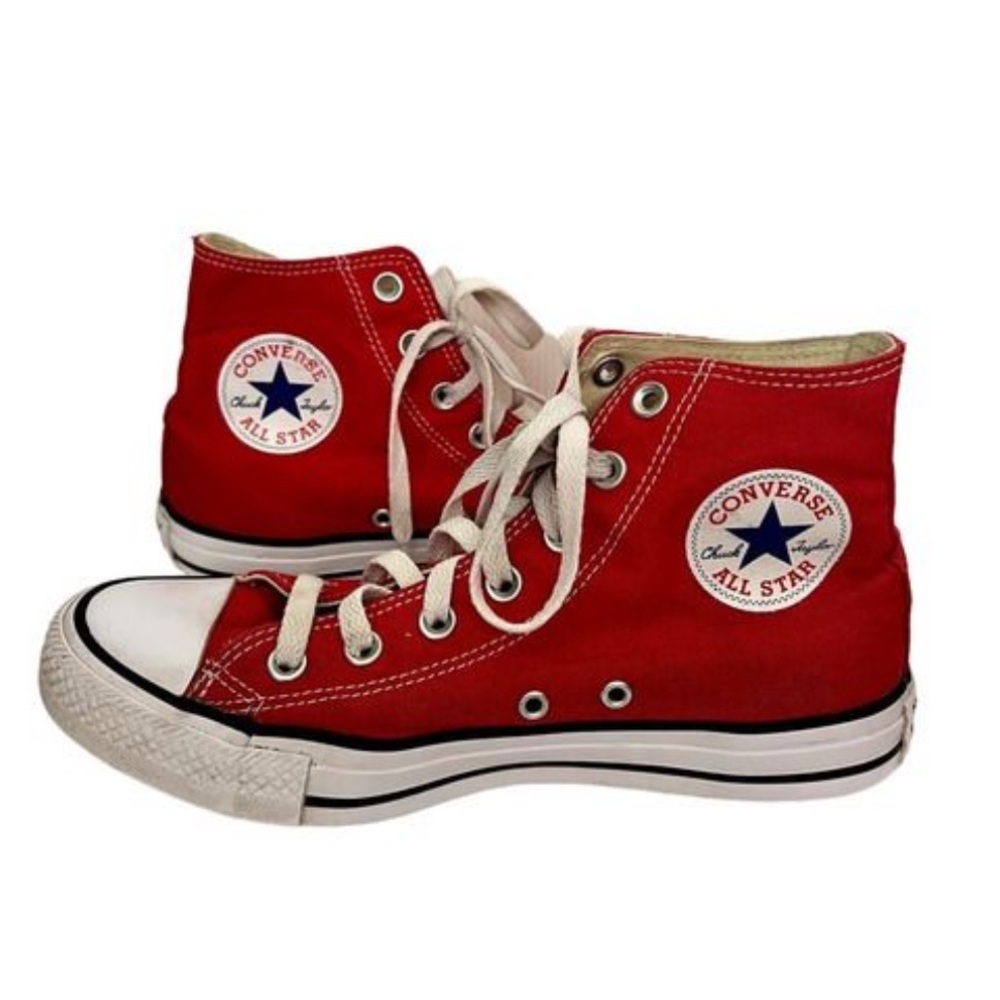 Converse Kids Red All Star Sneakers